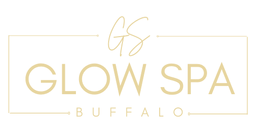 Glow Spa Buffalo Logo in Gold